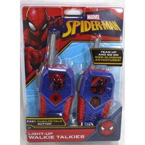 MARVEL Spiderman kid's light up Walkie Talkies EKIDS, NEW